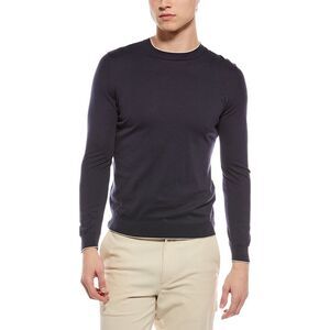 Eleventy Mens  Long Sleeves Round Neck Sweater